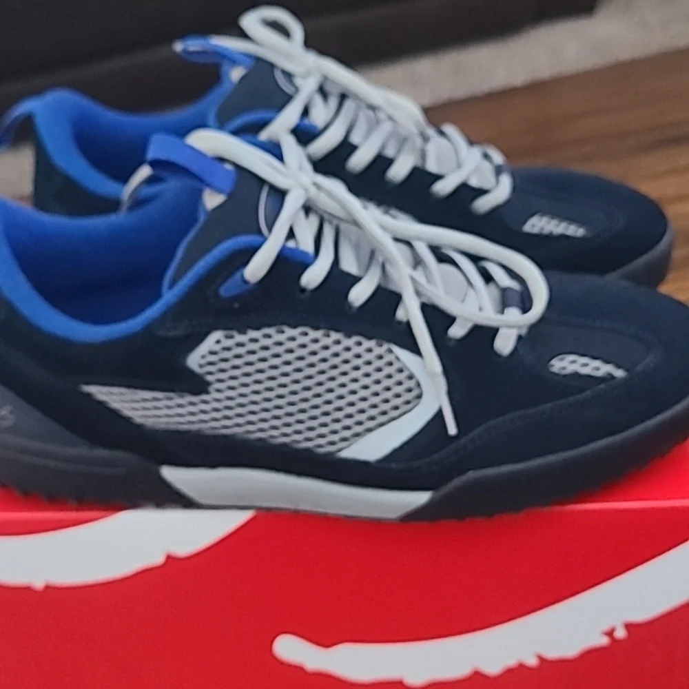 ES Quattro  Mens Blue Synthetic Skate Inspired Sneakers Shoes Size 10